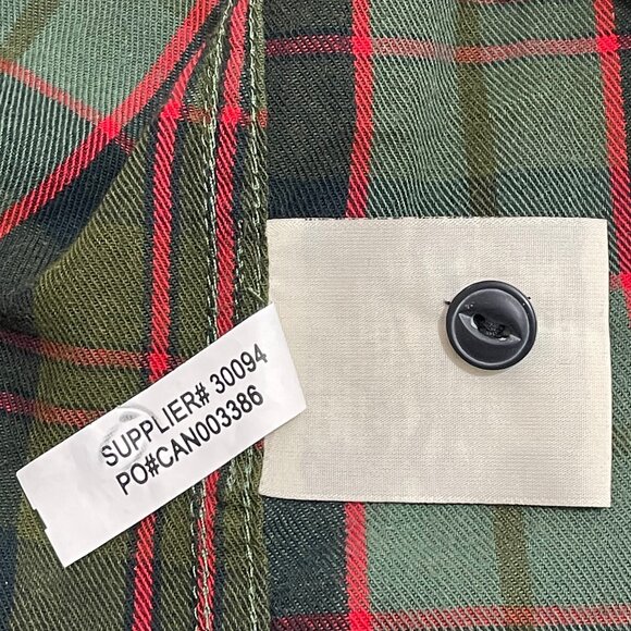 RALPH LAUREN | DENIM & SUPPLY Dbl. Pocket Shirt Check / Camo, Ladies Large - Picture 4 of 5